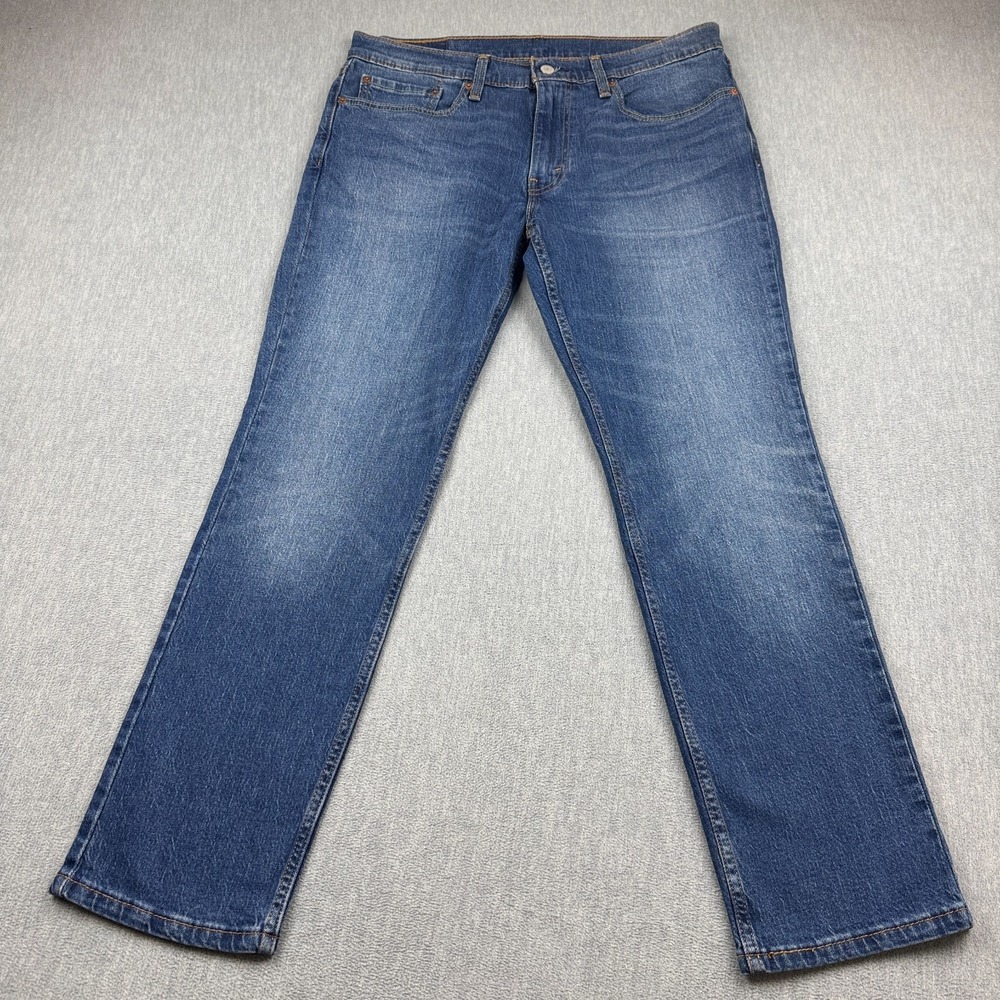 Levis 511 Jeans Men 34X30 Blue Slim Straight Leg Fit Denim Pants Classic Utility